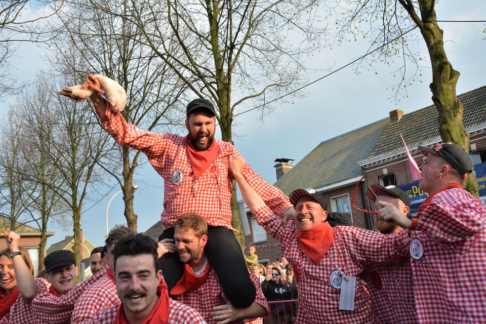 Maarten Gabriels, een van de strafste gansrijders van de streek.