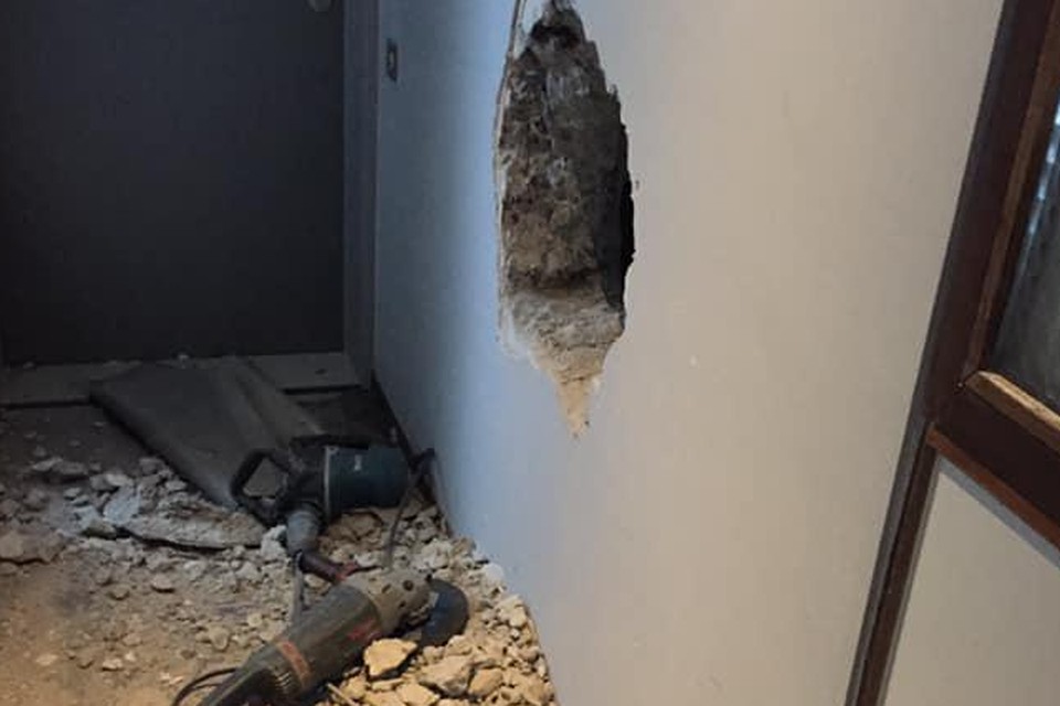 De schade die de daders in de bedrijven in Olen veroorzaakten, was heel groot.