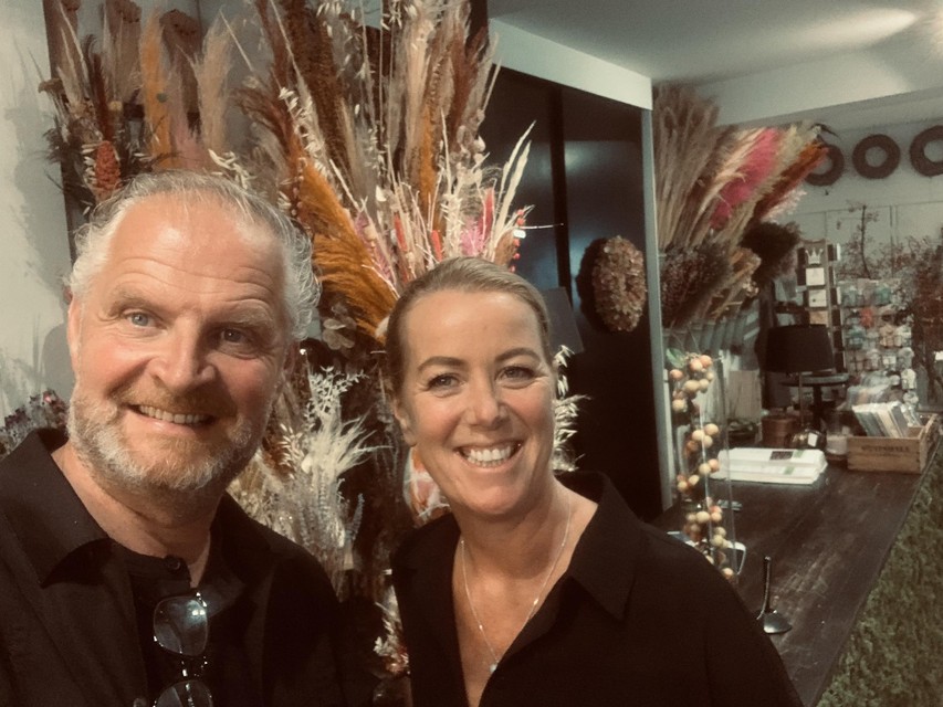Philippe en Babette van Babette Bloemen in Sint-Job.