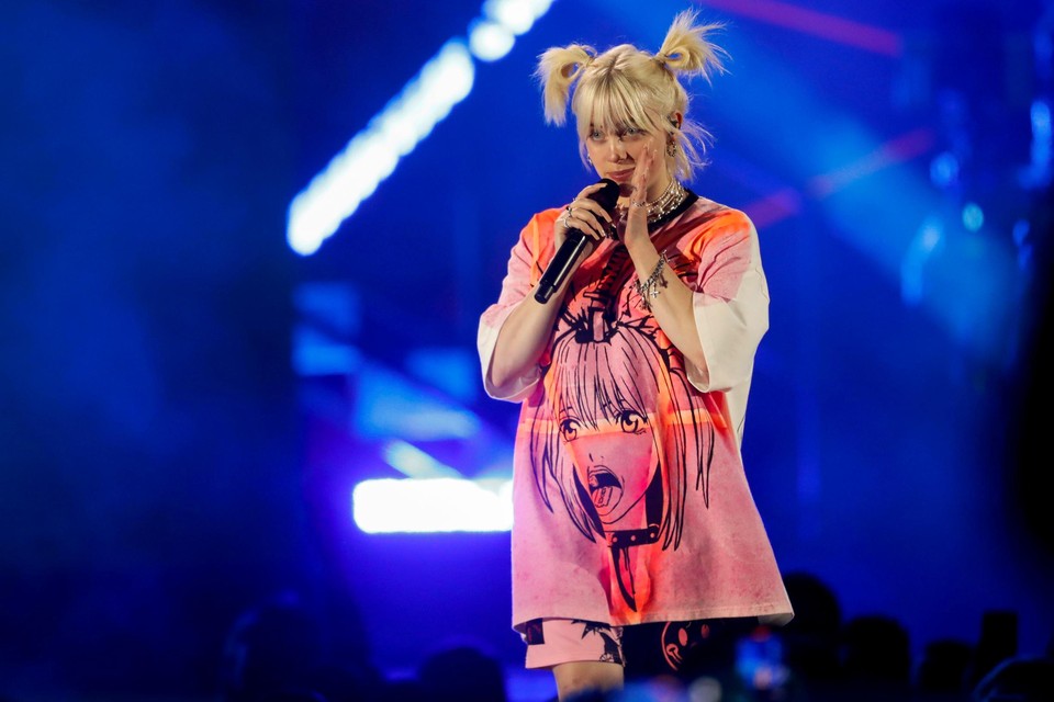 Billie Eilish, een van dé sterren uit de rijkelijk gevulde portefeuille van platenmaatschappij Universal Music Group.
