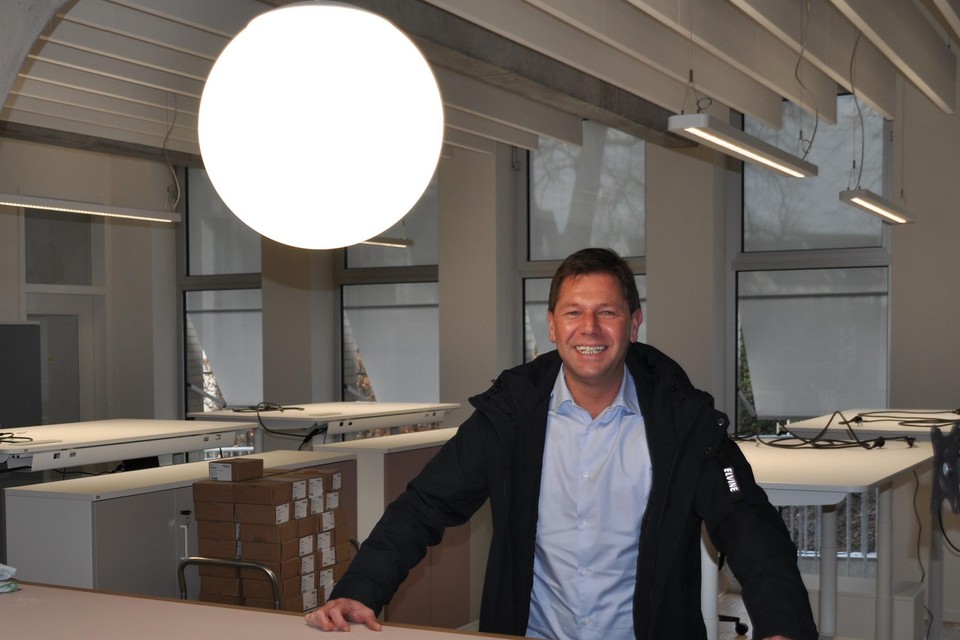 Algemeen directeur Bram Collier stond voor ons even achter de onthaalbalie van het nieuwe Administratief Centrum.