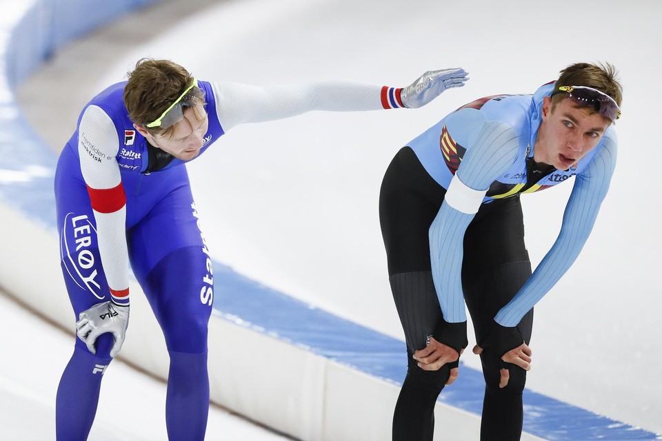 Swings won zijn vijf kilometer van Pedersen maar was niet echt tevreden.