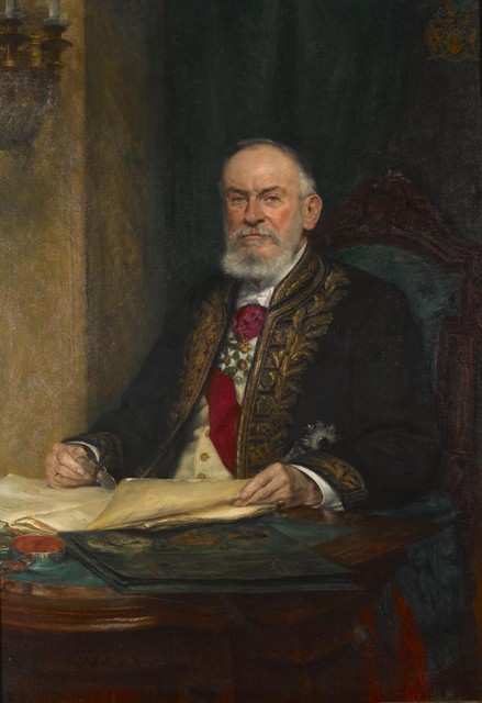 Gouverneur baron Fredegand Cogels (1900-1907), geschilderd door Charles Boom in 1924.