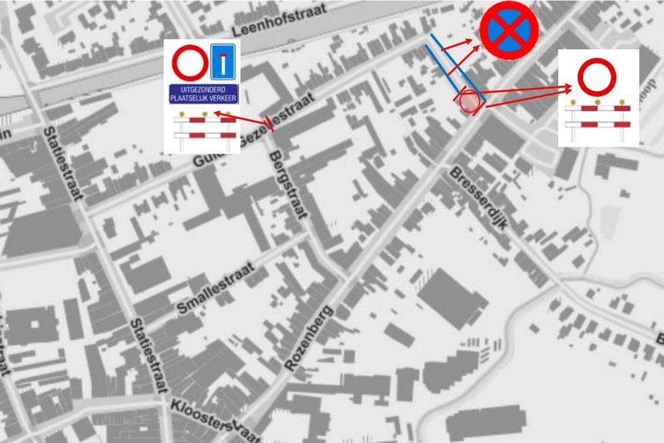 Zowel in de Lichtstoetstraat zelf als een deel van de Guido Gezellestraat geldt dinsdag een doorgangsverbod.