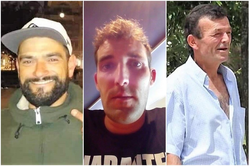 Carlos, Cristiano en António.