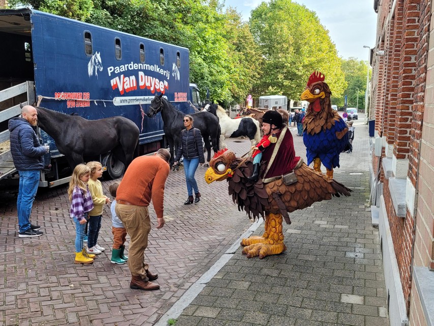 Vooral ook gekke dieren op de jaarmarkt