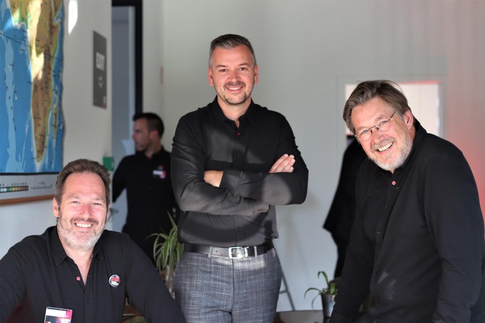 Johnny Machiels, Bert Knuts en Olivier Meyskens, de managing partners van Event Masters