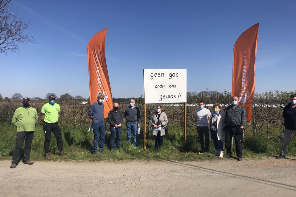 Onder meer in Herentals werd tegen de geplande leidingstraat geprotesteerd.
