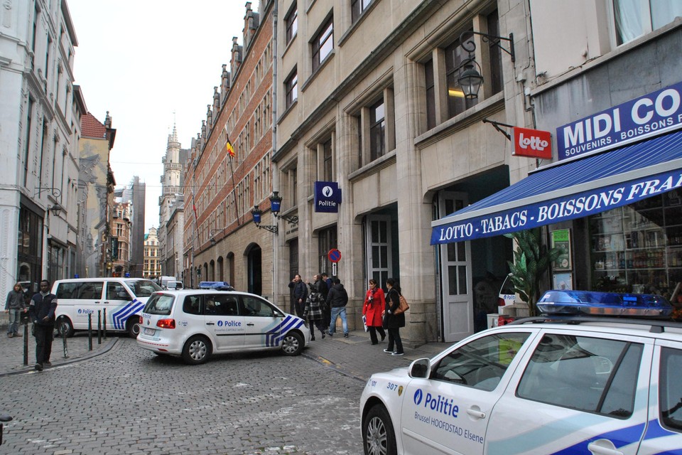 Het hoofdcommissariaat van de Brusselse politie.