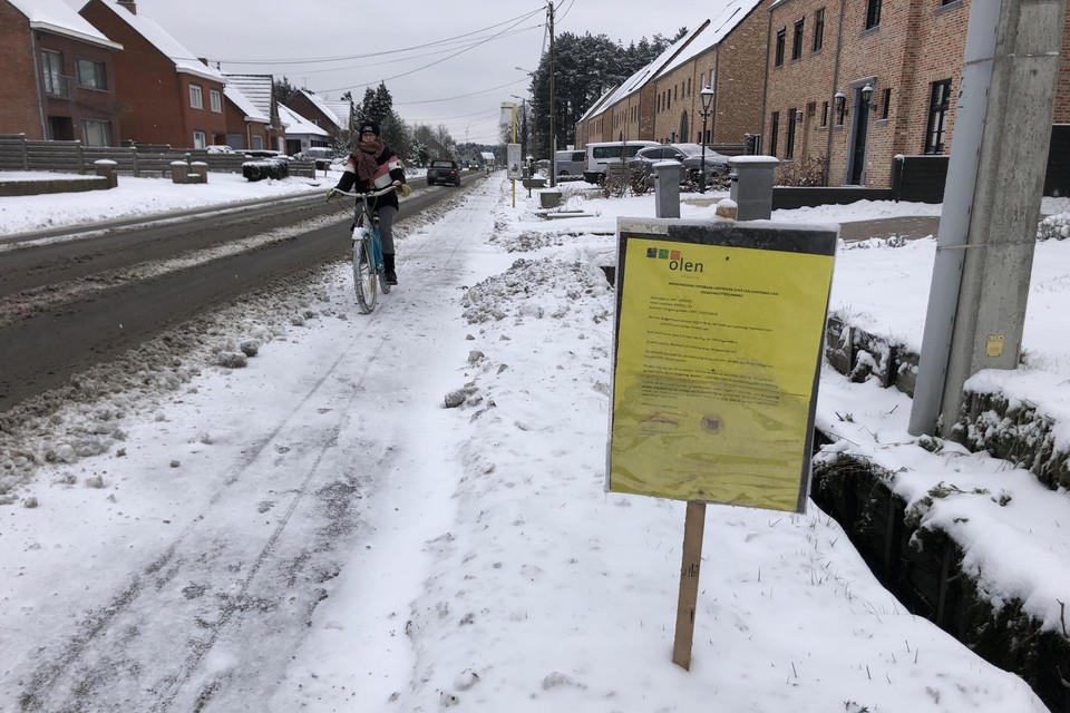 Na de heraanleg komt er een afgescheiden fietspad.