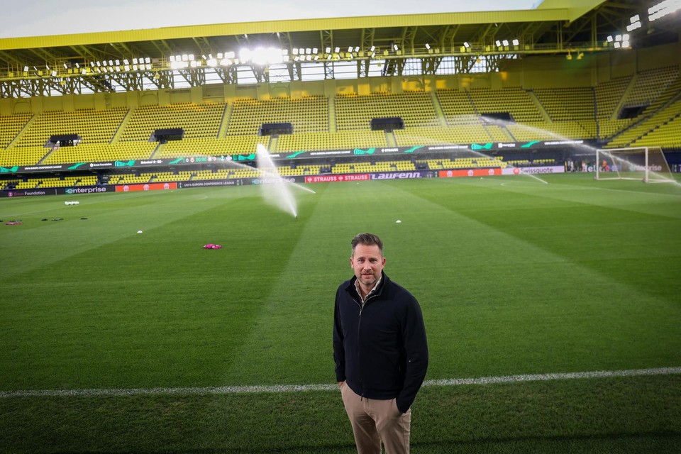 CEO Sports Jesper Fredberg in het Estadio de la Cerámica in Villarreal.