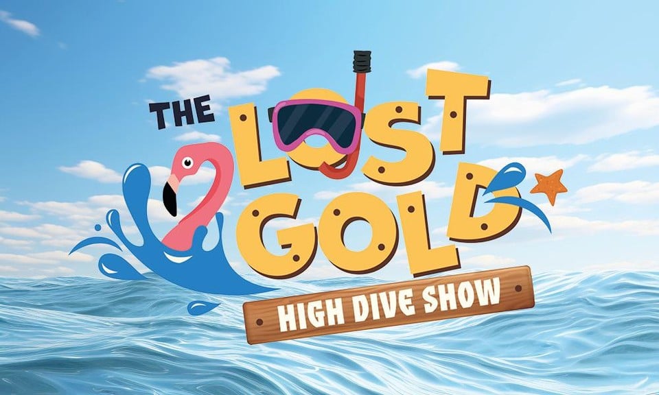 Met The Lost Gold kunnen bezoekers van Bobbejaanland deze zomer genieten van een duikspektakel.