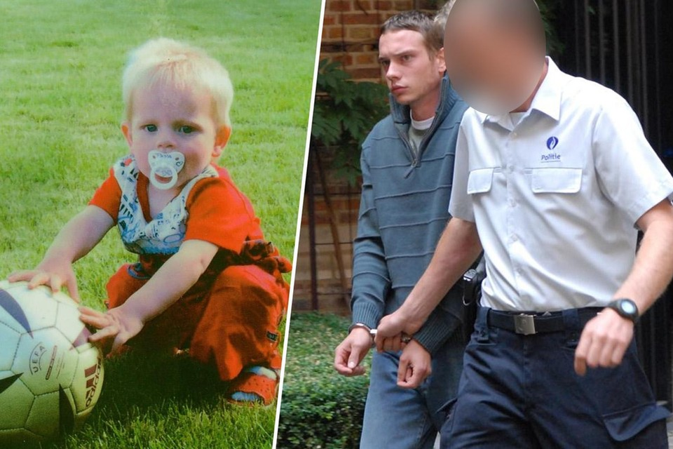 Dave De Kock tijdens zijn rechtszaak voor de dodelijke mishandeling op peuter Miguel in 2008.