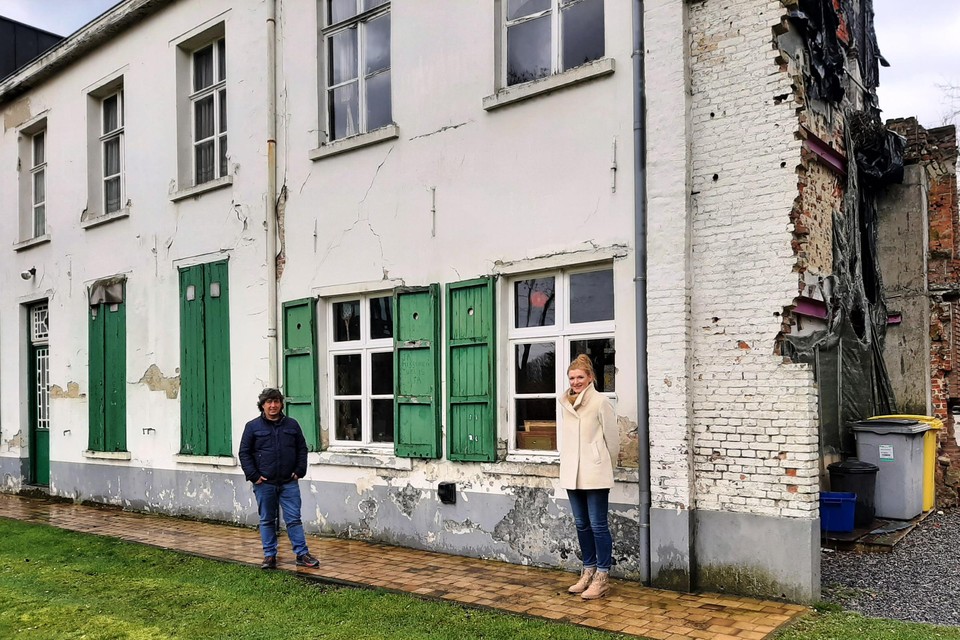 Cultuurschepen Jan Melis en burgemeester Nele Geudens