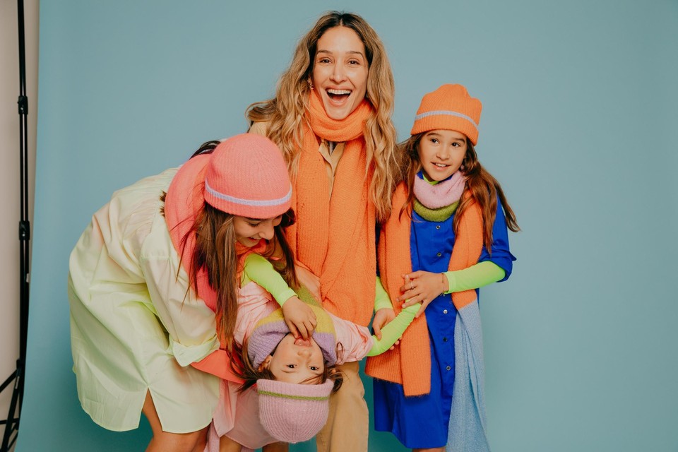 Leselles maakte een moeder/kids najaarscollectie in samenwerking met Tiany Kiriloff.