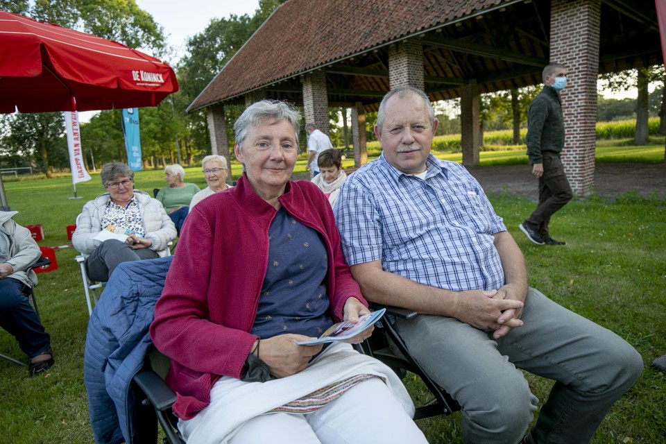 Herman Druyts en Agnes Hermans uit Rijkevorsel: “Ik vond Nigel heel goed. Hij speelt goed in op wat het publiek zegt. Dit was zeker voor herhaling vatbaar.”  