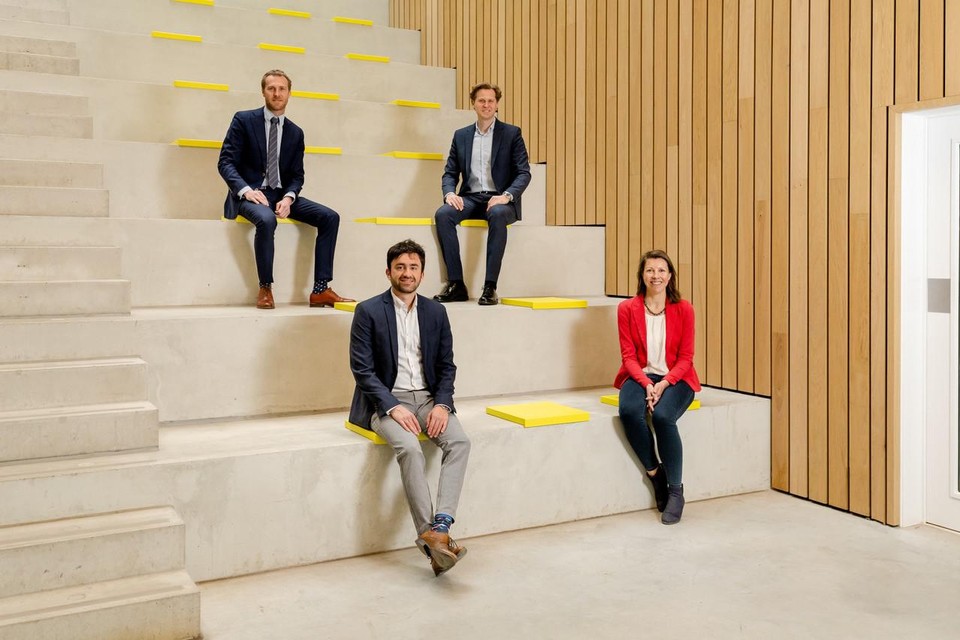 Gill Scheltjens, Georgi Trenchev, David Ziegler en Annemie Bogaerts.
