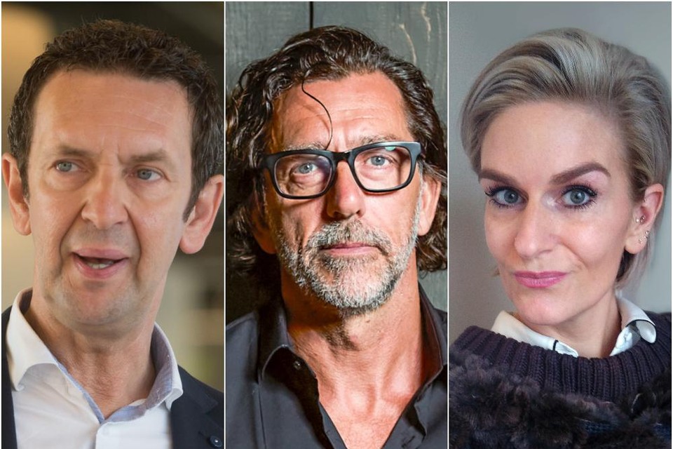 Bart Claes (JBC), Luc Van Mol (ZEB) en Isolde Delange (Mode Unie).