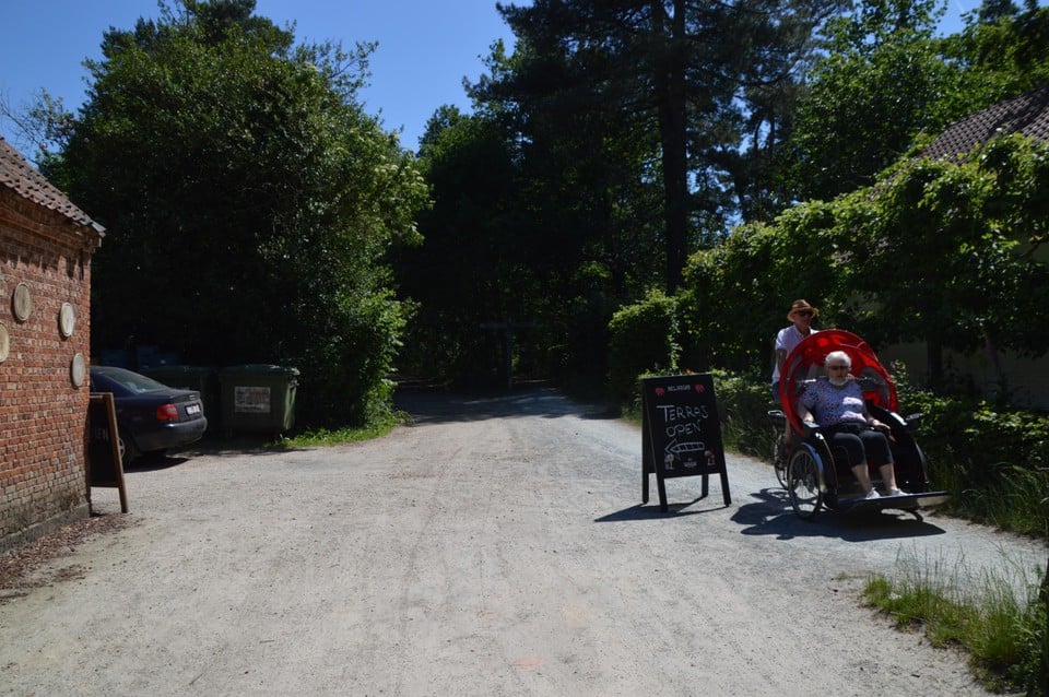 Fietsen langs ’t Boshuisje.