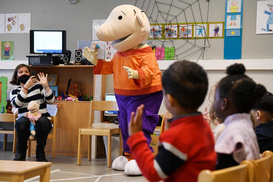 Jules op bezoek bij juf Karen
