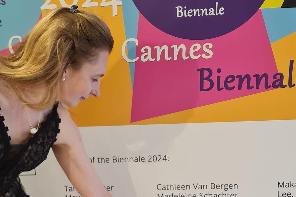 Veronique Van Asch is in Cannes op de Biennale.