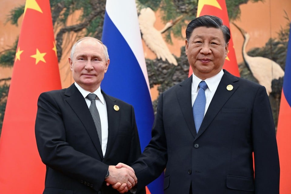 Vladimir Poetin en Xi Jinping.