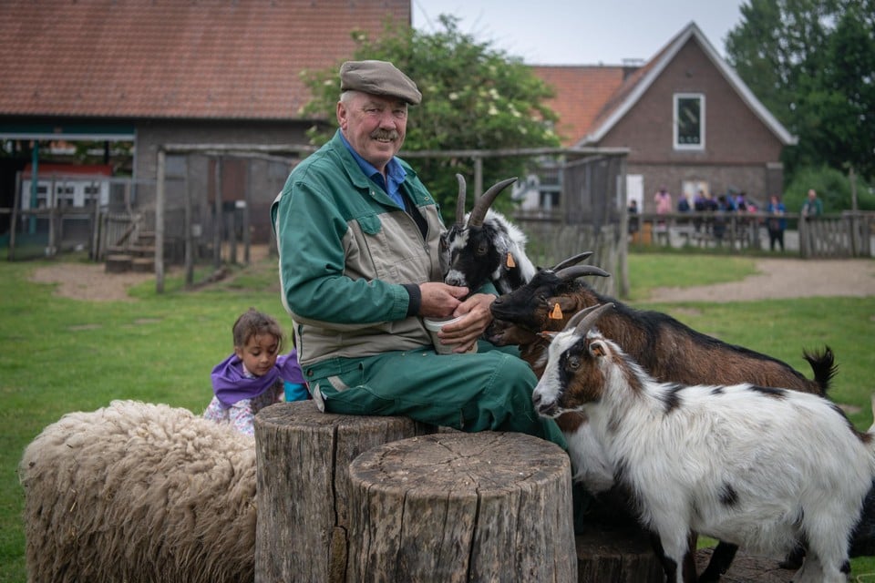 Farmer January 2018, the year he retired.  He took over the management of the petting zoo in 1985 from his parents, who moved to the farm in 1952. 