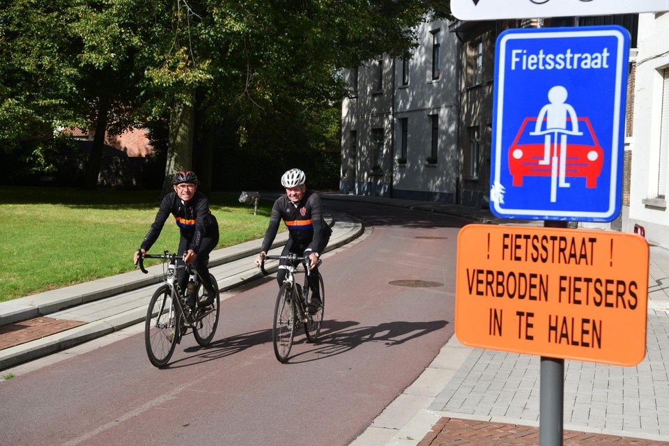 Het aantal fietsstraten in Boechout neemt toe.