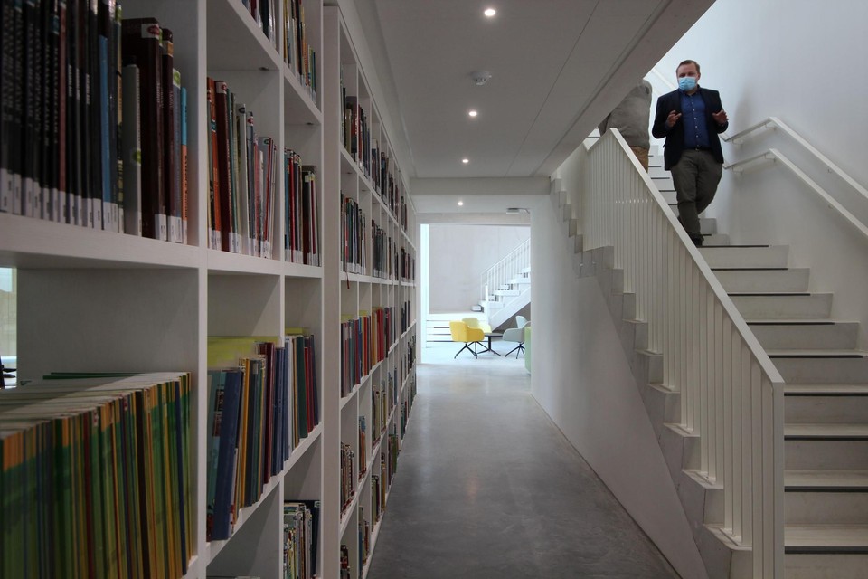 Ook de nieuwe bibliotheek van Edegem is even gesloten.