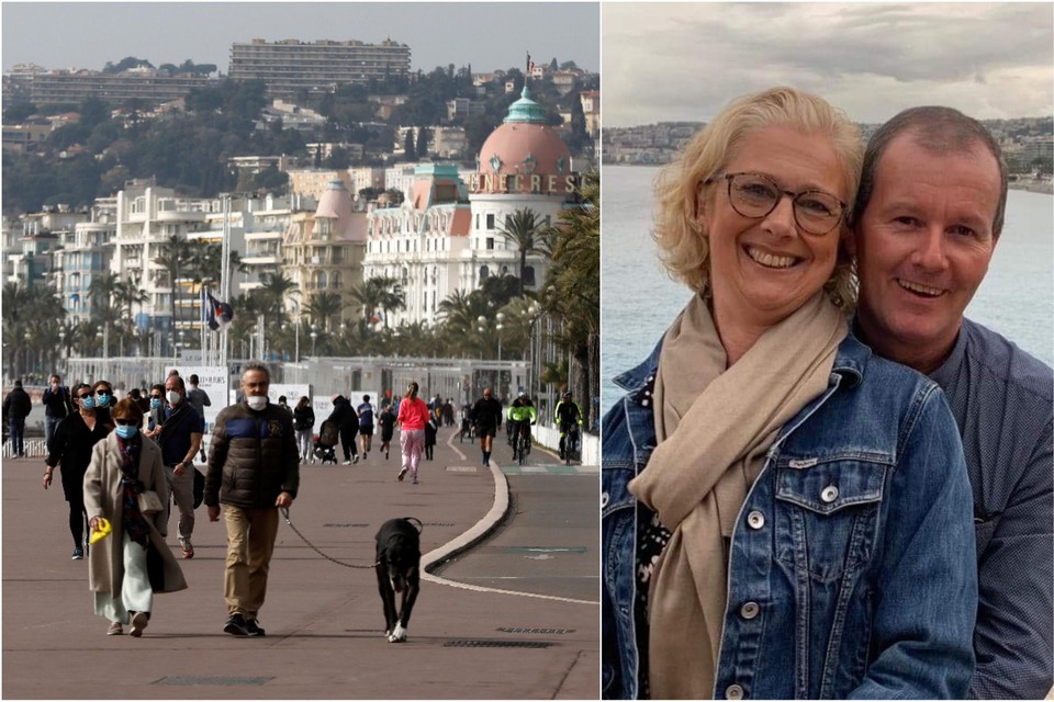 Véronique Van Vlierberghe (54) en Stefaan Beirens (53) getuigen vanuit Tourrettes-sur-Loup.