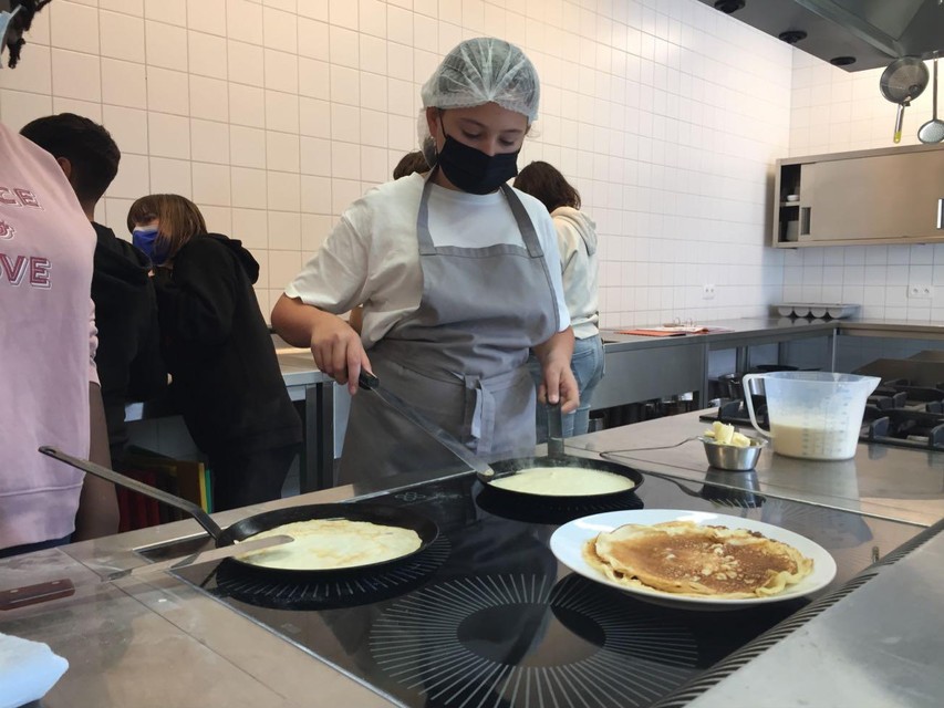 Tess Schrauwen koos voor Voeding en Horeca om later chef-kok te worden.
