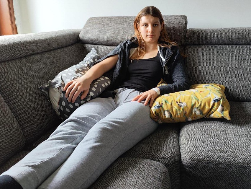 Anke Sneyers herstelt thuis van haar verwondingen.
