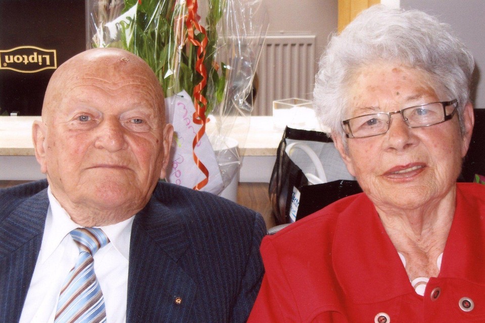Frans Van den Eynde (met z’n tweede echtgenote Mia Bartels die enkele jaren geleden overleed).