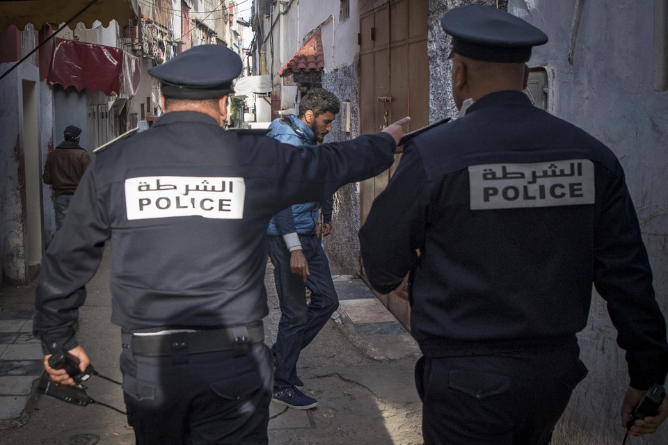 Archiefbeeld: politie in Rabat. 