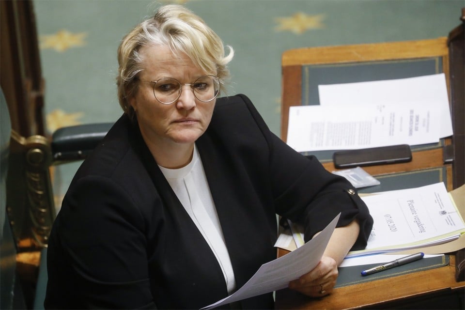 Minister Nathalie Muylle (CD&V). 