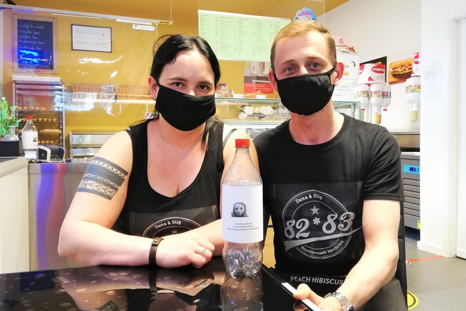 Dana Seghers en Stig Van Huffelen zamelen geld in voor hun nichtje Xena, die aan kanker lijdt.