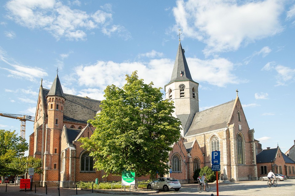 Het centrum van Stekene.