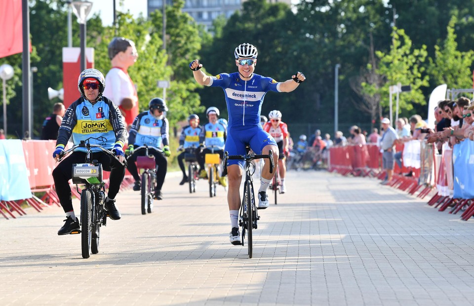 In 2019 was Fabio Jacobsen nog de snelste op de (toen nog) dernykoers in Deurne.