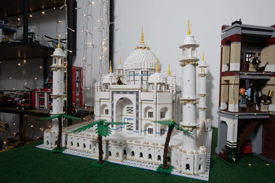 Aan het bouwen van de Taj Mahal beleefde Chris veel plezier. “Het straalt iets bijzonder uit”, zegt ze. 