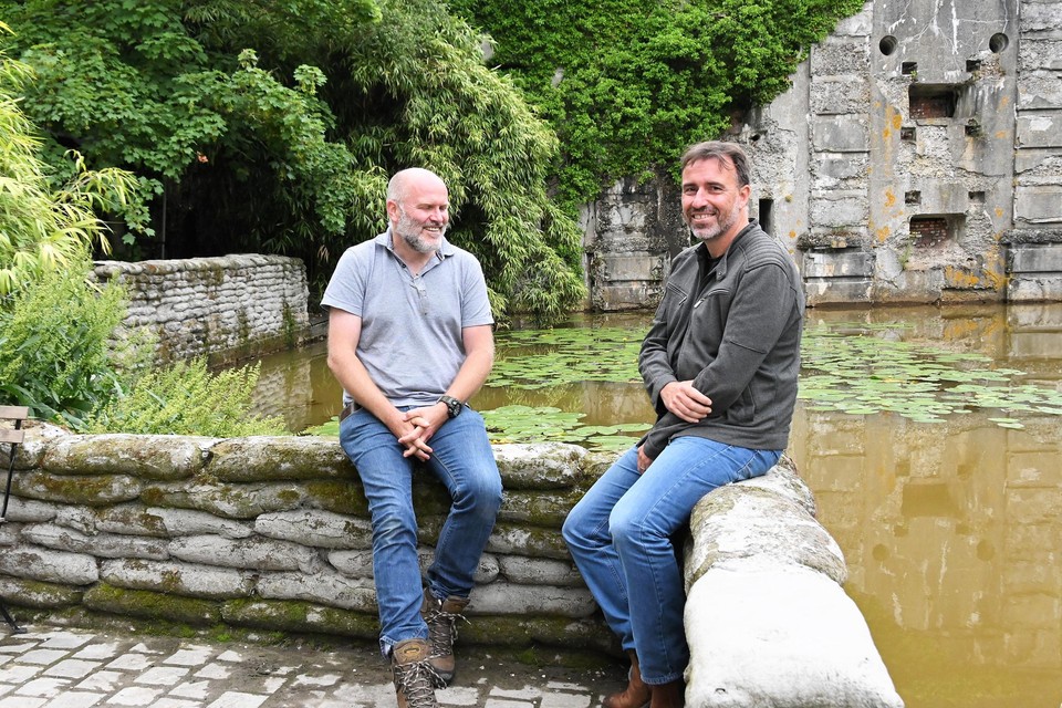 Tom Callens en Yves Bisschops in Stafort.