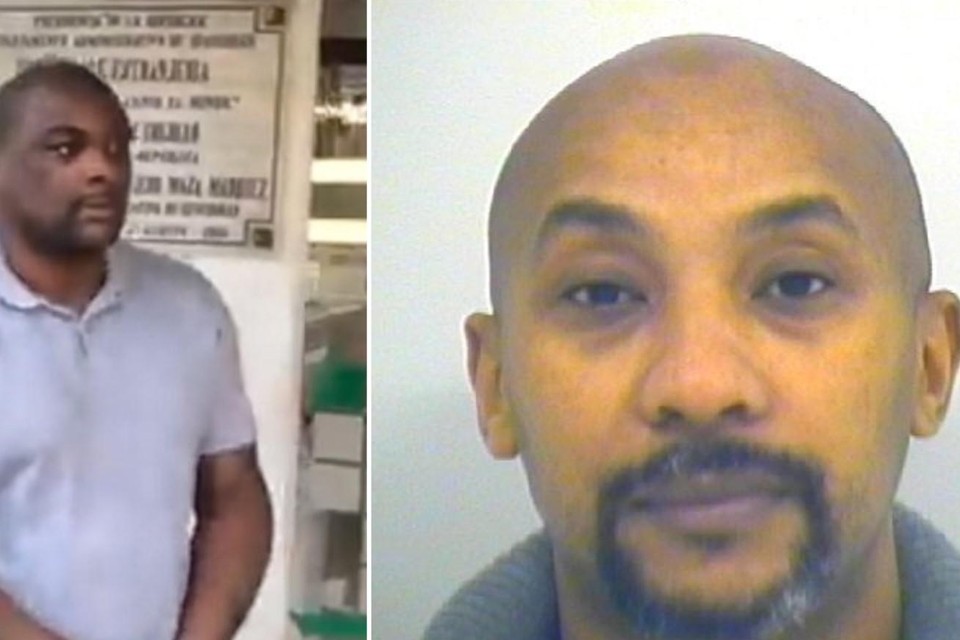 Links: Jeff Masudi bij zijn arrestatie in Colombia. Rechts: Rudo Meiland. 