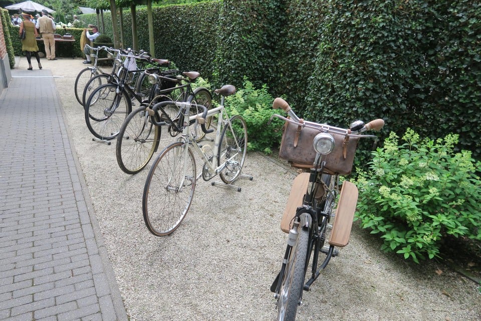 Enkele exemplaren van de collectie oude Gazelle-fietsen van gepassioneerd verzamelaar Ed Collier uit Schilde. 