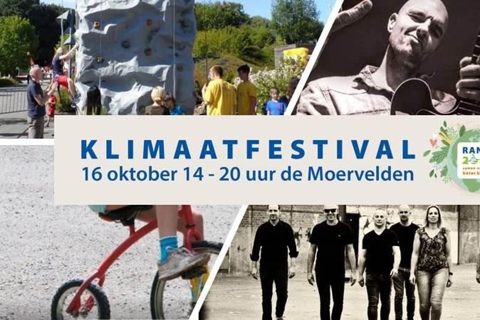 Het eerste klimaatfestival van Ranst, met optredens van tal van lokale artiesten.