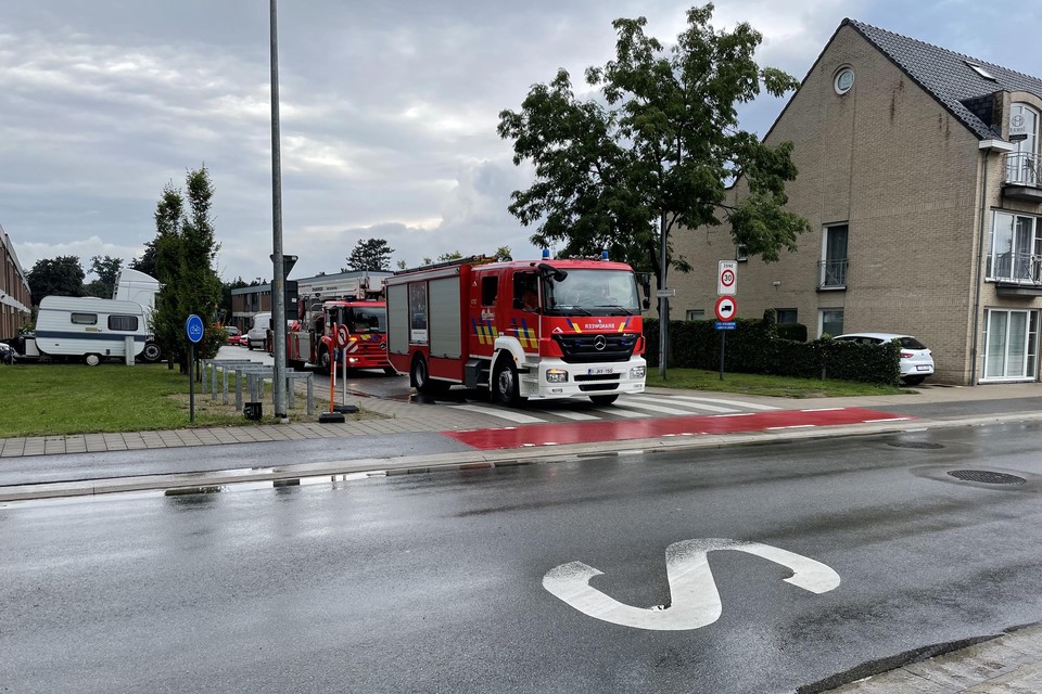 De brand in de Pastoor Berchaensstraat was snel onder controle.