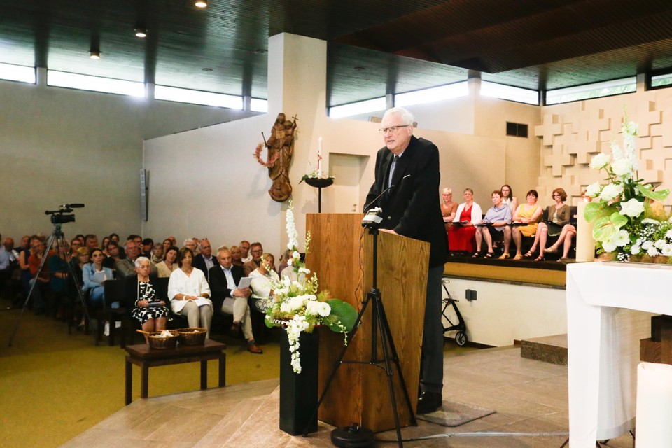 Ook Guy Heyselberghs, voorzitter van de kerkraad, richtte zich tot de aanwezigen: ontgoocheld maar dankbaar. 