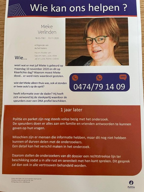 De flyer die vanaf vandaag in Noorderwijk op de bus wordt gedaan. “Alle mogelijke barrières voor mensen die om welke reden dan ook niet durven spreken, willen we weghalen.” 