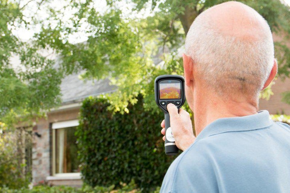 Een thermoscan toont meteen aan waar je woning warmte verliest.
