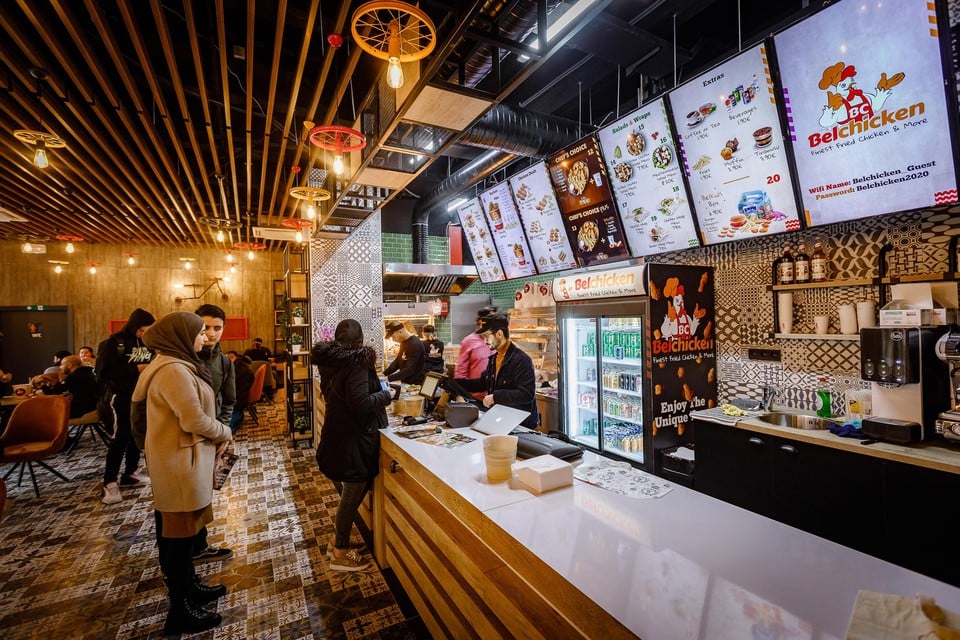 Het restaurant van Belchicken in Mechelen, dat begin vorig jaar opende.