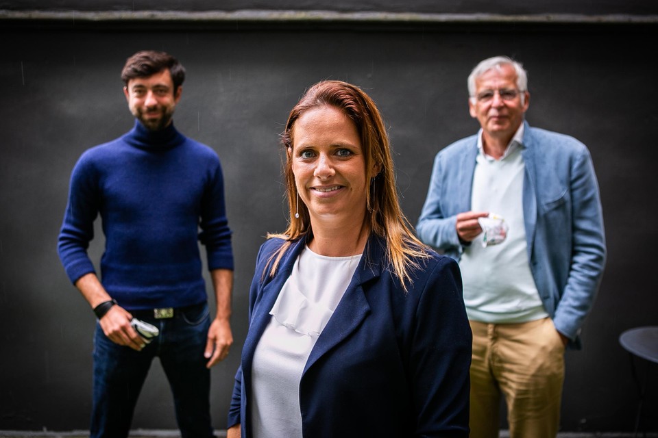 Willem-Frederik Schiltz, Marianne Verhaert en Christian Leysen.