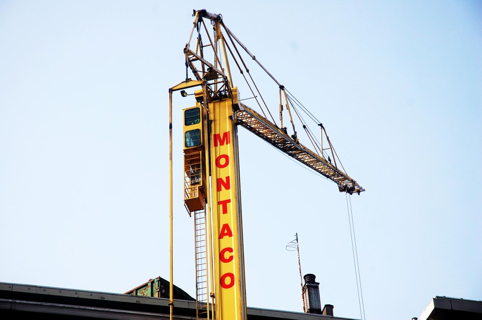 Een hoogwerker van Montaco.